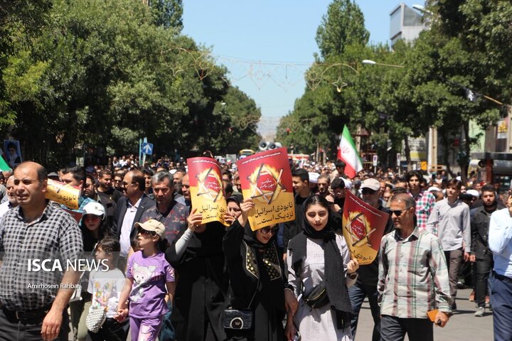 راهپیمایی جمعه خشم و نصر در اردبیل