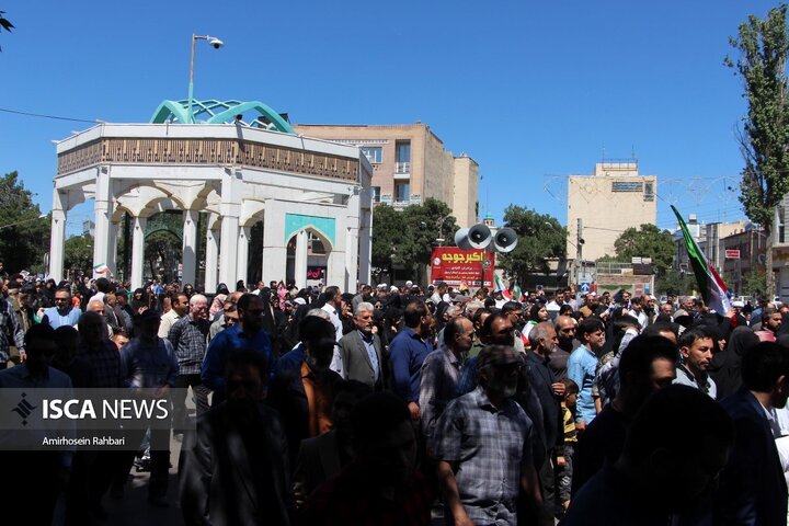 راهپیمایی جمعه خشم و نصر در اردبیل