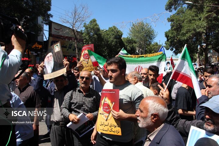 راهپیمایی جمعه خشم و نصر در اردبیل