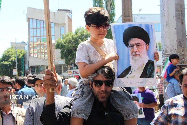 راهپیمایی جمعه خشم و نصر در اردبیل