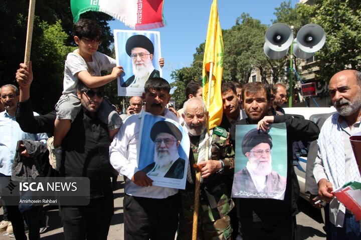 راهپیمایی جمعه خشم و نصر در اردبیل