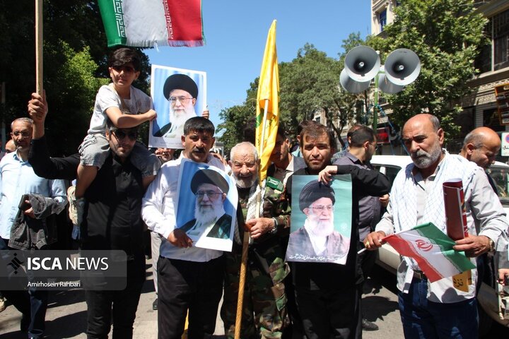 راهپیمایی جمعه خشم و نصر در اردبیل