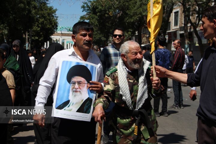 راهپیمایی جمعه خشم و نصر در اردبیل