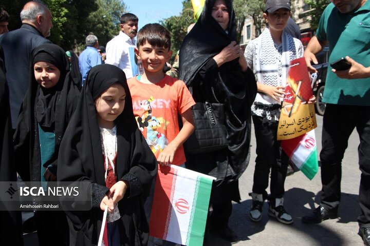 راهپیمایی جمعه خشم و نصر در اردبیل