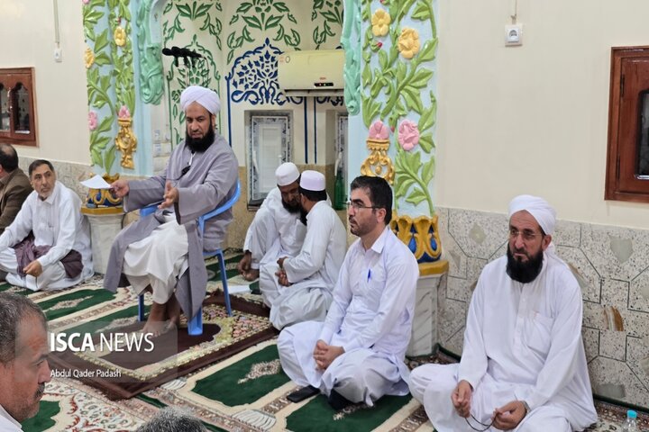 نشست معتمدین جوانان و علمای کرام در حمایت از نیرو های مسلح و محکومیت رژیم صهیونیستی در چابهار