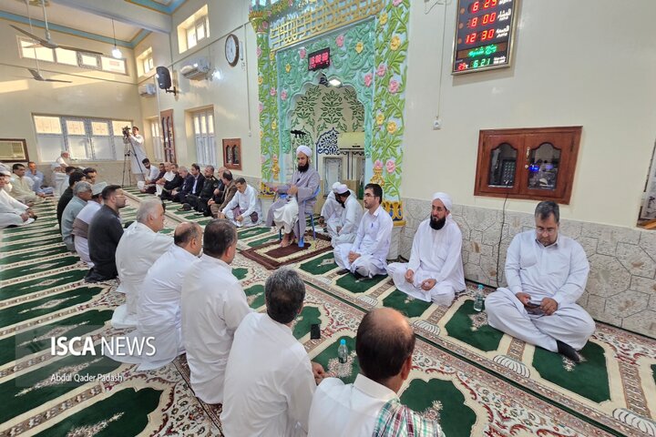 نشست معتمدین جوانان و علمای کرام در حمایت از نیرو های مسلح و محکومیت رژیم صهیونیستی در چابهار