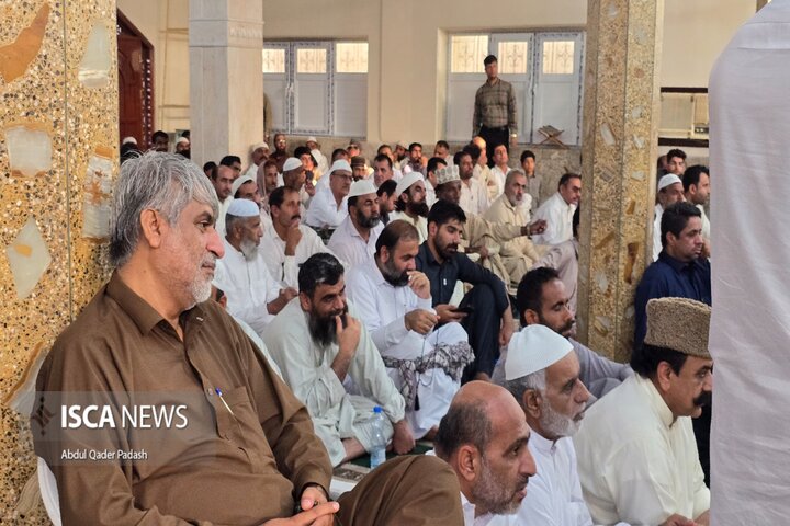 نشست معتمدین جوانان و علمای کرام در حمایت از نیرو های مسلح و محکومیت رژیم صهیونیستی در چابهار