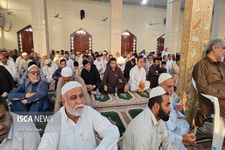 نشست معتمدین جوانان و علمای کرام در حمایت از نیرو های مسلح و محکومیت رژیم صهیونیستی در چابهار