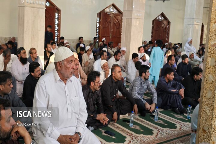 نشست معتمدین جوانان و علمای کرام در حمایت از نیرو های مسلح و محکومیت رژیم صهیونیستی در چابهار