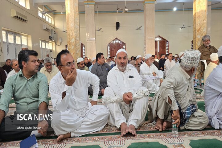 نشست معتمدین جوانان و علمای کرام در حمایت از نیرو های مسلح و محکومیت رژیم صهیونیستی در چابهار