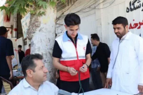 برپایی ایستگاه پایش سلامت به همت دانشگاه علوم پزشکی یاسوج