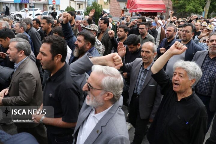 تشییع پیکر شهید «علی پیری» در اردبیل