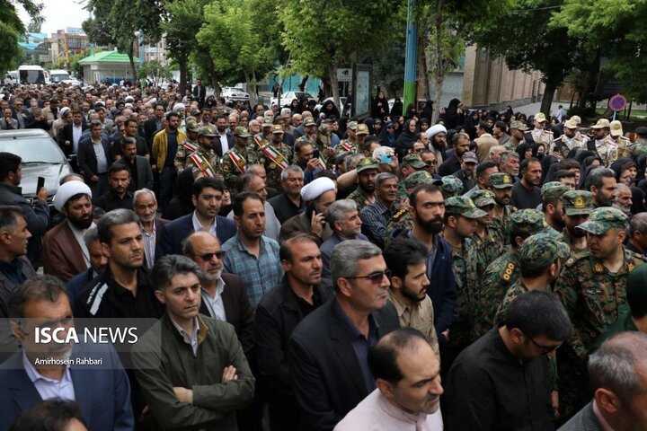 تشییع پیکر شهید «علی پیری» در اردبیل