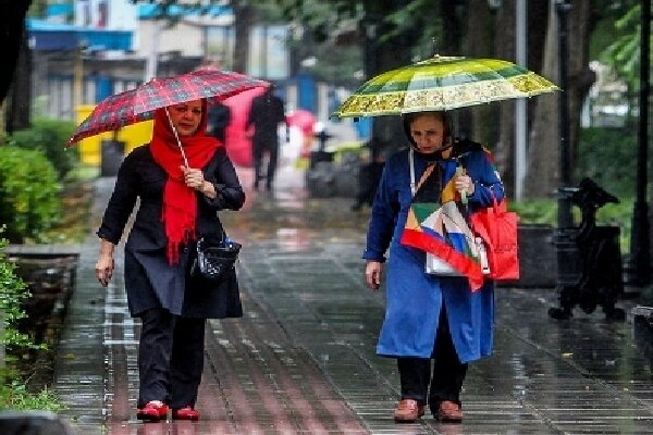 هواشناسی ایران/ رگبار پراکنده باران در ۶ استان