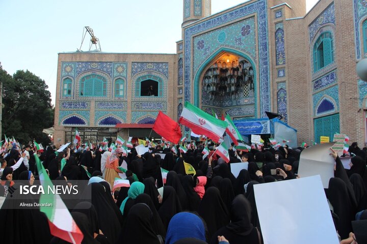 تجمع اردبیلی ها در حمایت از عملیات بشارت فتح