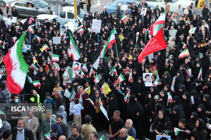 تجمع اردبیلی ها در حمایت از عملیات بشارت فتح