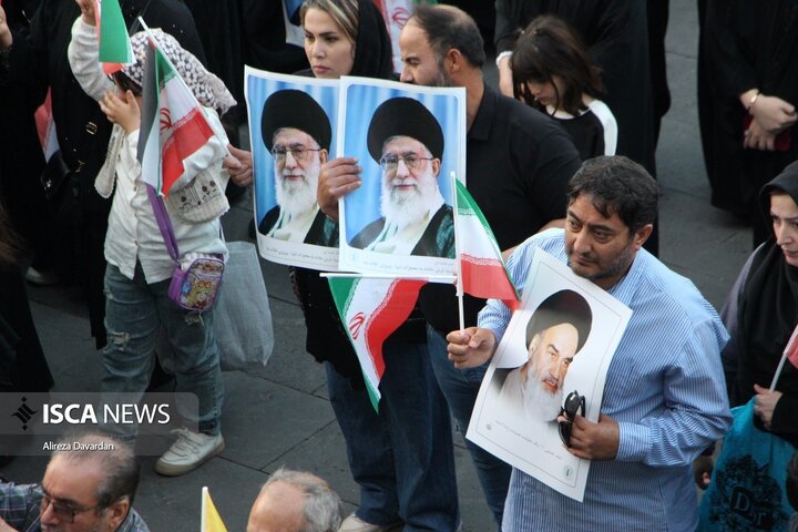 تجمع اردبیلی ها در حمایت از عملیات بشارت فتح