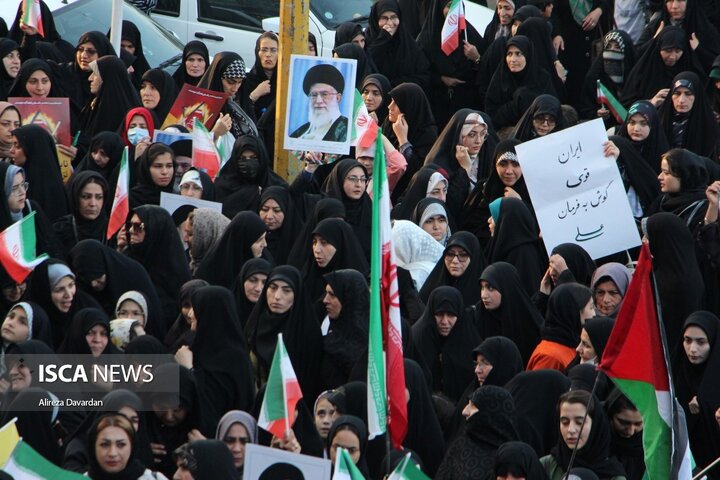 تجمع اردبیلی ها در حمایت از عملیات بشارت فتح