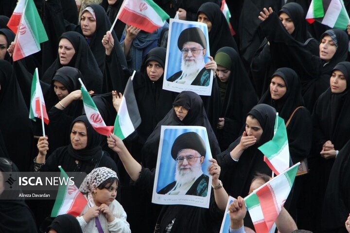 تجمع اردبیلی ها در حمایت از عملیات بشارت فتح