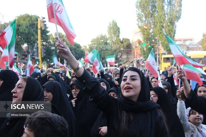 تجمع اردبیلی ها در حمایت از عملیات بشارت فتح