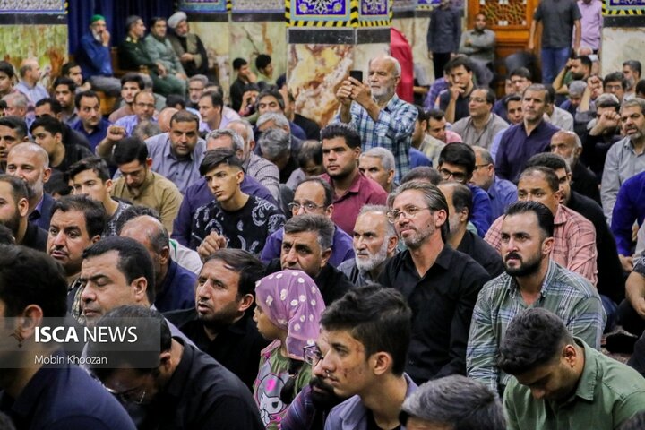 مراسم وداع با شهدای حمله اخیر رژیم صهیونیستی به تیپ 18 الغدیر یزد
