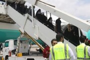 بازگشت هوایی حجاج ایرانی از طریق فرودگاه بین‌المللی مشهد