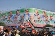 آغاز مراسم تشییع شهدای اقتدار در تهران / رئیس جمهور در مراسم حضور یافت