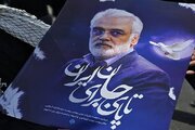 وداع باشکوه مردم با قهرمانان مقاومت/عروج خانوادگی شهید دانشمند دکتر طهرانچی به همراه همسرش