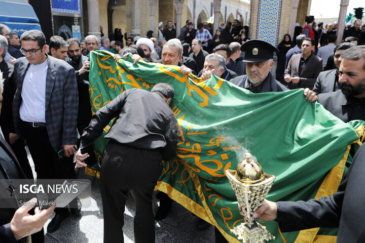 تشییع و خاکسپاری پیکر شهید « دکتر محمد مهدی طهرانچی» در حرم شاه عبدالعظیم حسنی(ع)