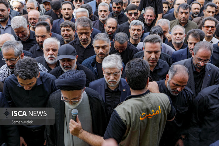 تشییع و خاکسپاری پیکر شهید « دکتر محمد مهدی طهرانچی» در حرم شاه عبدالعظیم حسنی(ع)