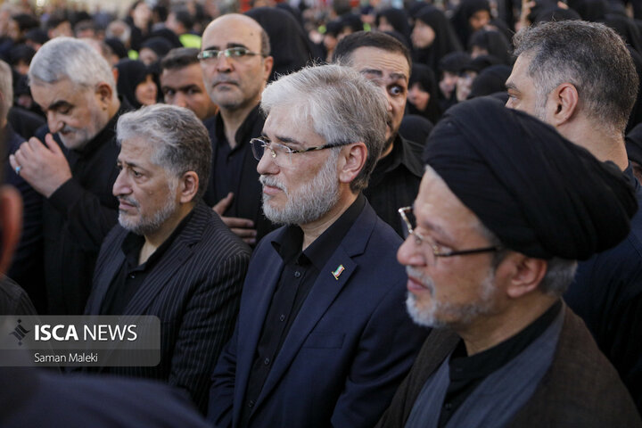 تشییع و خاکسپاری پیکر شهید « دکتر محمد مهدی طهرانچی» در حرم شاه عبدالعظیم حسنی(ع)