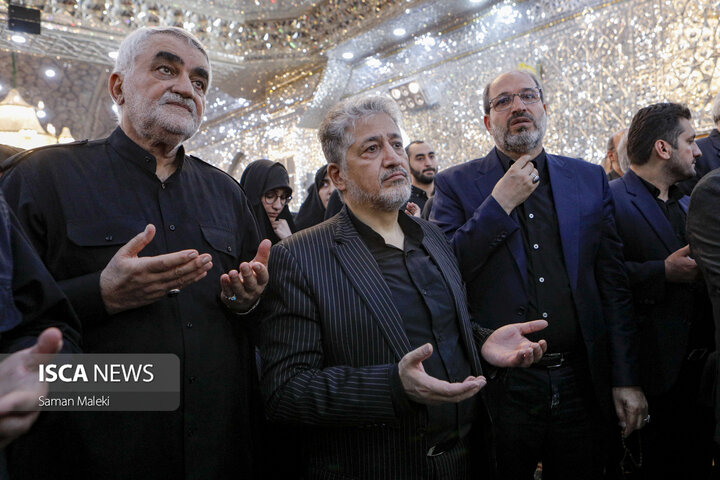 تشییع و خاکسپاری پیکر شهید « دکتر محمد مهدی طهرانچی» در حرم شاه عبدالعظیم حسنی(ع)