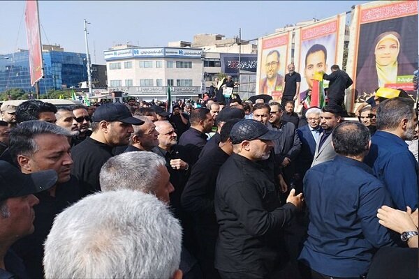 آغاز مراسم تشییع شهدای اقتدار در تهران / رئیس جمهور در مراسم حضور یافت