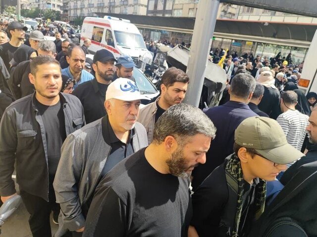 آغاز مراسم تشییع شهدای اقتدار در تهران / رئیس جمهور در مراسم حضور یافت