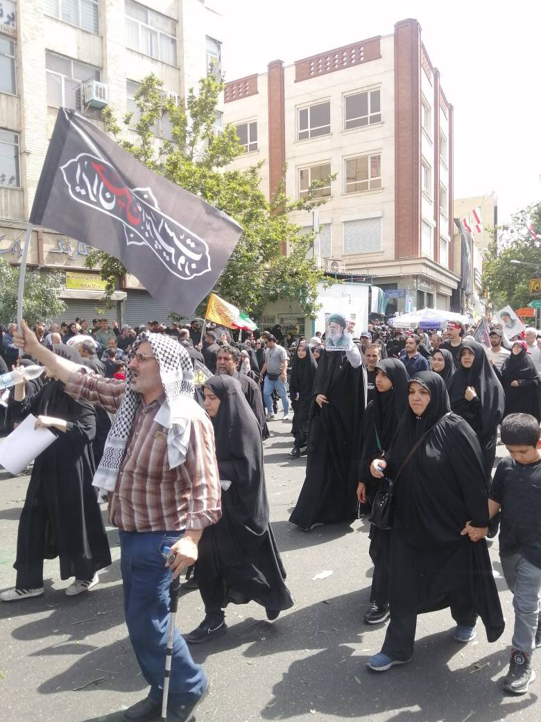 آغاز مراسم تشییع شهدای اقتدار در تهران / رئیس جمهور در مراسم حضور یافت