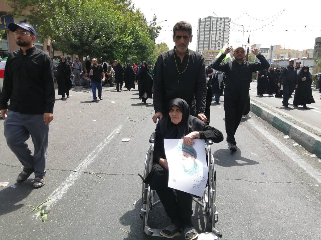 آغاز مراسم تشییع شهدای اقتدار در تهران / رئیس جمهور در مراسم حضور یافت