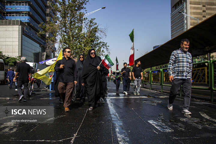 تشییع شهدای اقتدار در تهران