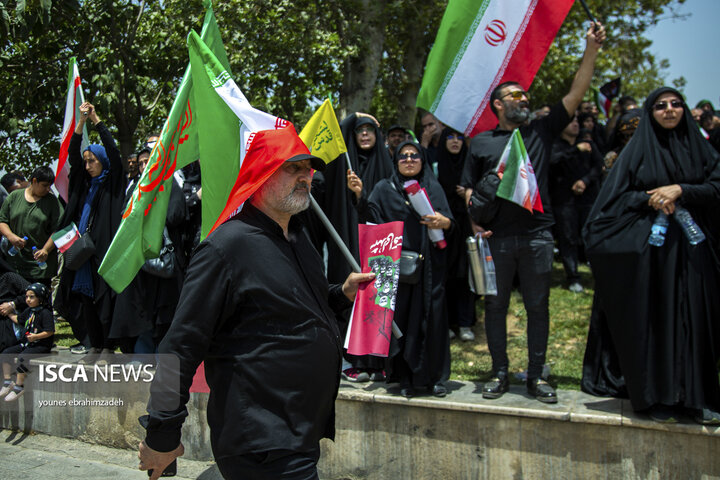 تشییع شهدای اقتدار در تهران