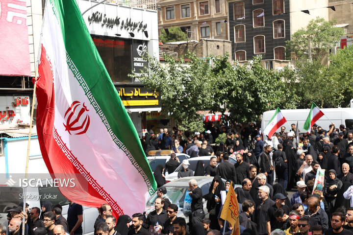 مراسم تشییع دانشمند هسته‌ای کشور، شهید محمد مهدی طهرانچی