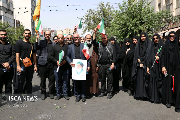 مراسم تشییع دانشمند هسته‌ای کشور، شهید محمد مهدی طهرانچی