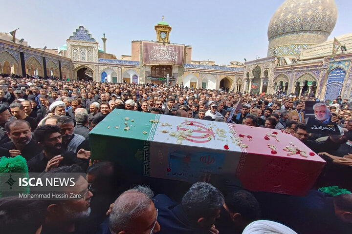 مراسم تشییع دانشمند هسته‌ای کشور، شهید محمد مهدی طهرانچی