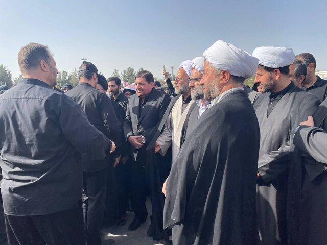 مراسم خاکسپاری سردار شهید حاجی‌زاده برگزار شد