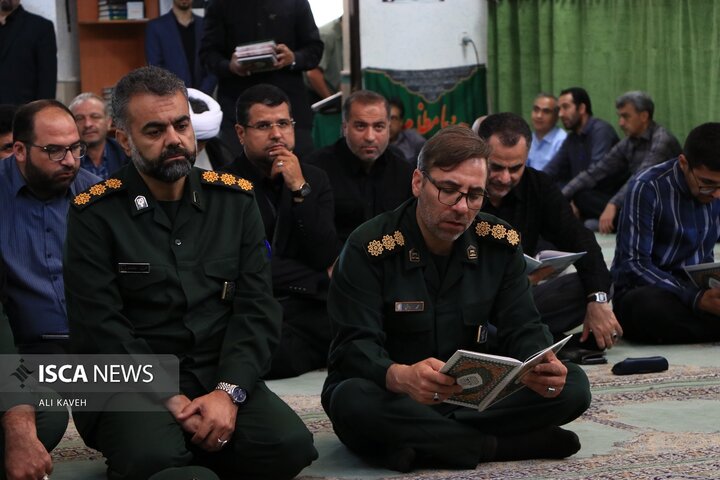 مراسم بزرگداشت شهید طهرانچی در واحد بجنورد