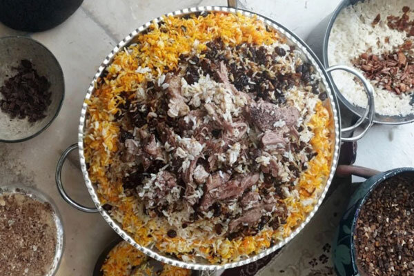 آموزش آشپزی / طرز تهیه ته چین گرمساری نذری به سبک اصیل محلی