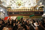 تشییع باشکوه و تدفین پیکر شهید محمدسعید ایزدی در جوار کریمه اهل‌بیت (س)