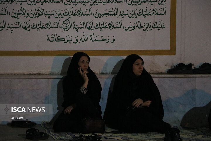 عزاداری شب تاسوعا در آستان مقدس عباس بن موسی (ع) بجنورد