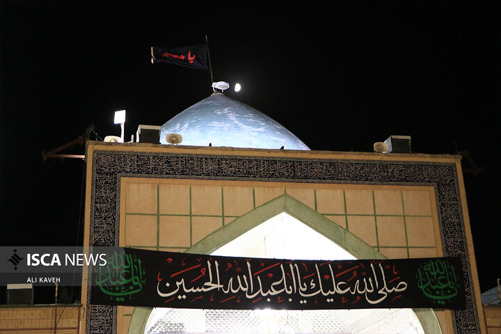 عزاداری شب تاسوعا در آستان مقدس عباس بن موسی (ع) بجنورد
