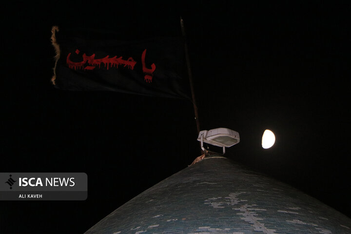 عزاداری شب تاسوعا در آستان مقدس عباس بن موسی (ع) بجنورد