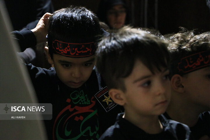 عزاداری شب تاسوعا در آستان مقدس عباس بن موسی (ع) بجنورد