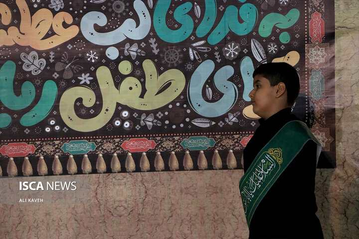 عزاداری شب تاسوعا در آستان مقدس عباس بن موسی (ع) بجنورد